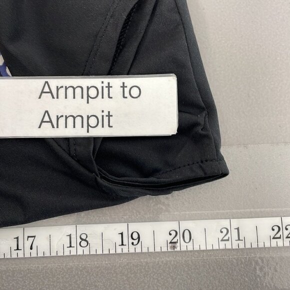 INC International Concepts Midi Dress Short Sleeve Paisley Black Blue Size Large - Picture 15 of 16